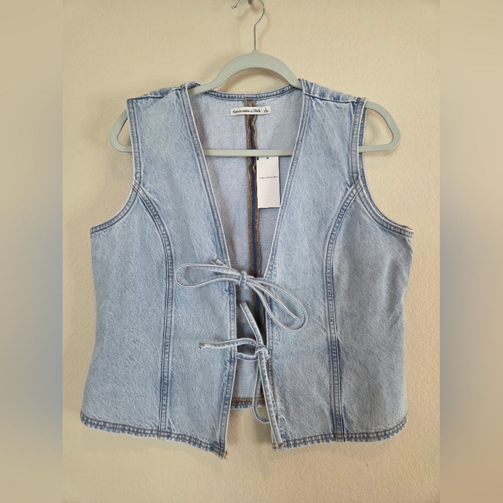 Abercrombie & Fitch Sky Blue Denim Jacket
